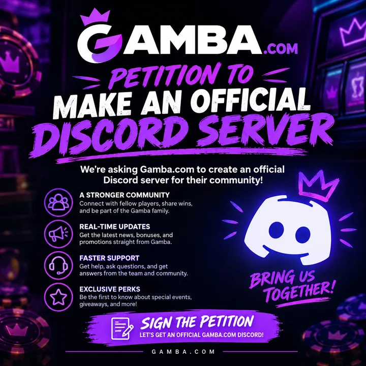 Make An official Discord Server For gamba.com