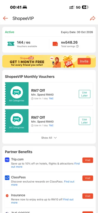 Stop Unfair VCs Restrictions on Paid Shopee VIP Subcribers