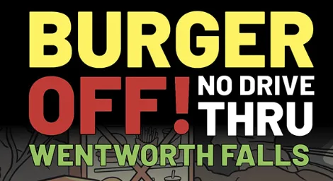 No drive through fast food restaurants