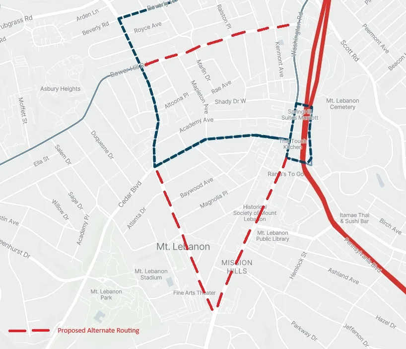 PRT Bus Line Redesign: Save the 36 & Cedar Blvd.